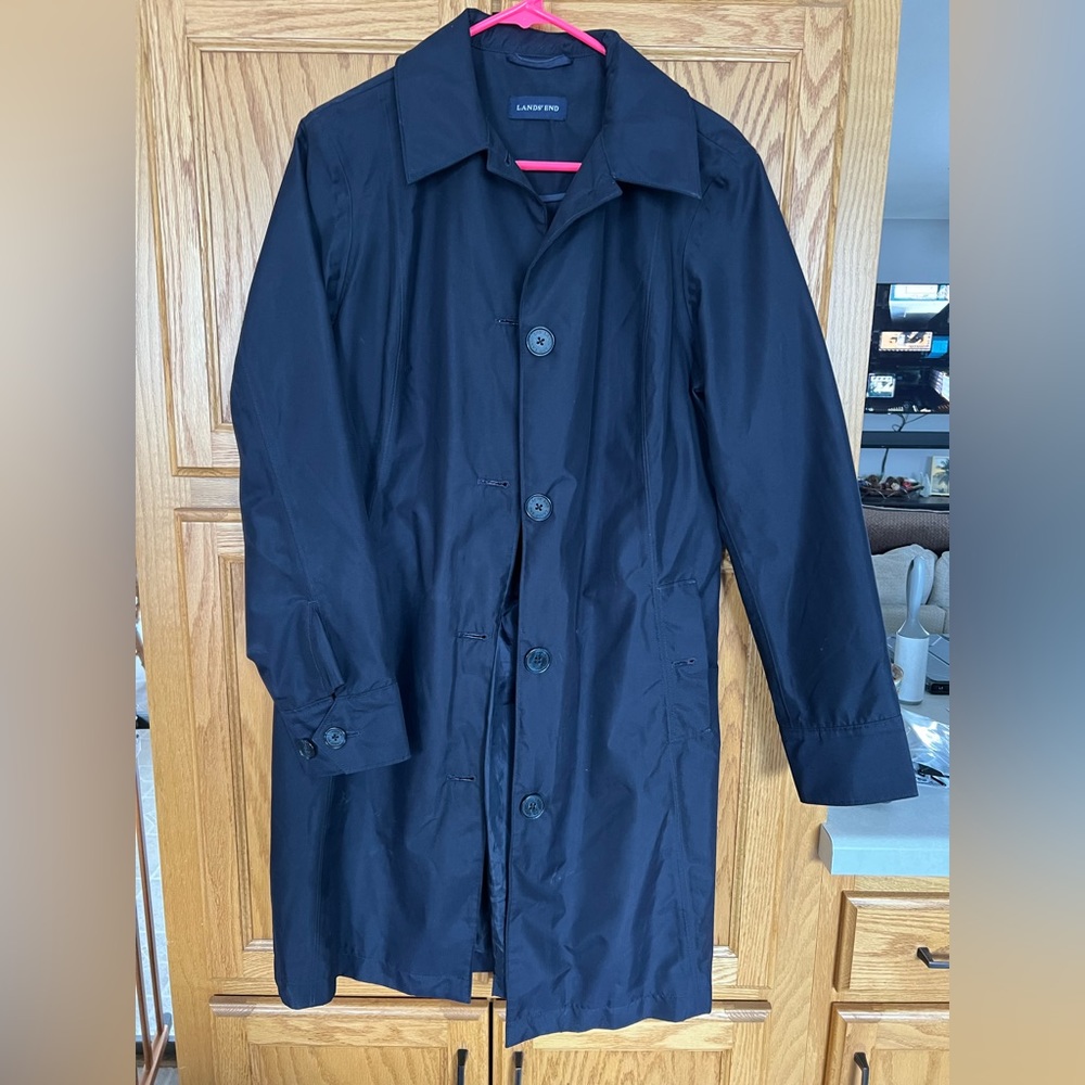 Lands End Rain Trench Coat